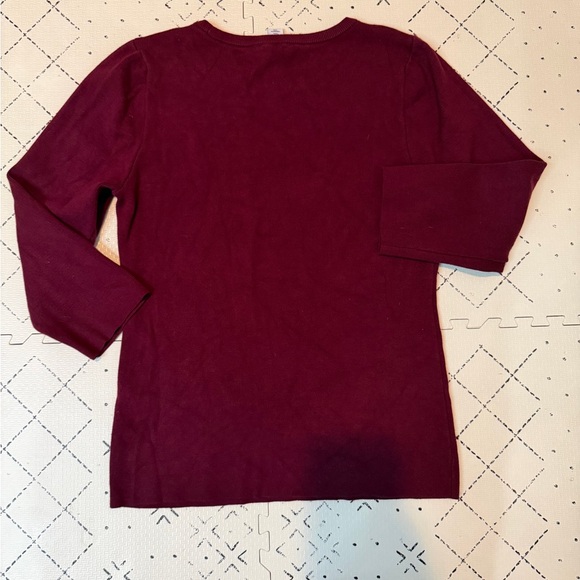 White‎ House Black Market burgers keyhole sweater L - Picture 7 of 8